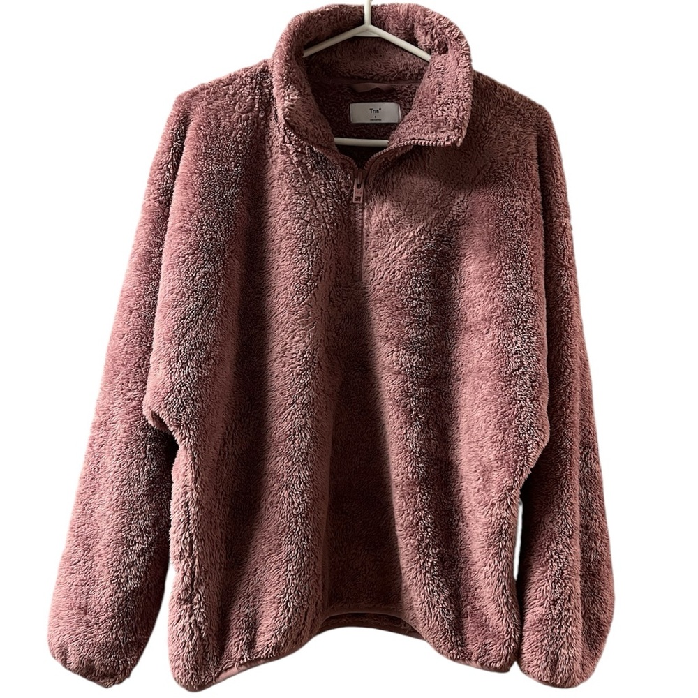 TNA Soft Pink Fleece Jacket